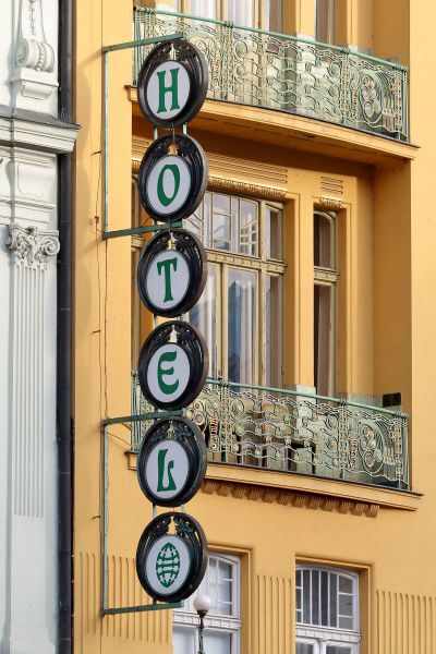 l'art Nouveau sur la place Wenceslas