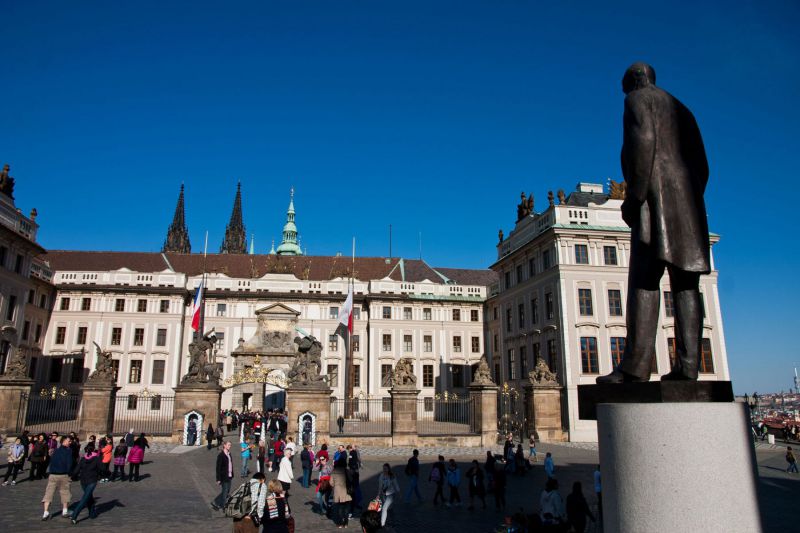 L 'entrée solenelle du Château de Prague